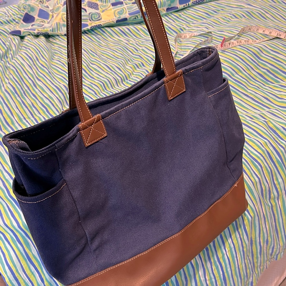 Navy blue “Hauler” Tote bag